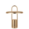 Stelton Pier portable LED lampe H 25 cm - Brass