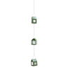 A2 Living olivengrøn 3 x hængende Lanterne mini